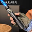 喷火充气防风打火机点火器户外创意个性直冲艾炙雪茄高温喷火焊枪
