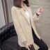 Áo len nhung nữ len dệt kim 2019 thu đông mới là chiếc áo khoác đan nữ rất hoang dã - Cardigan Cardigan