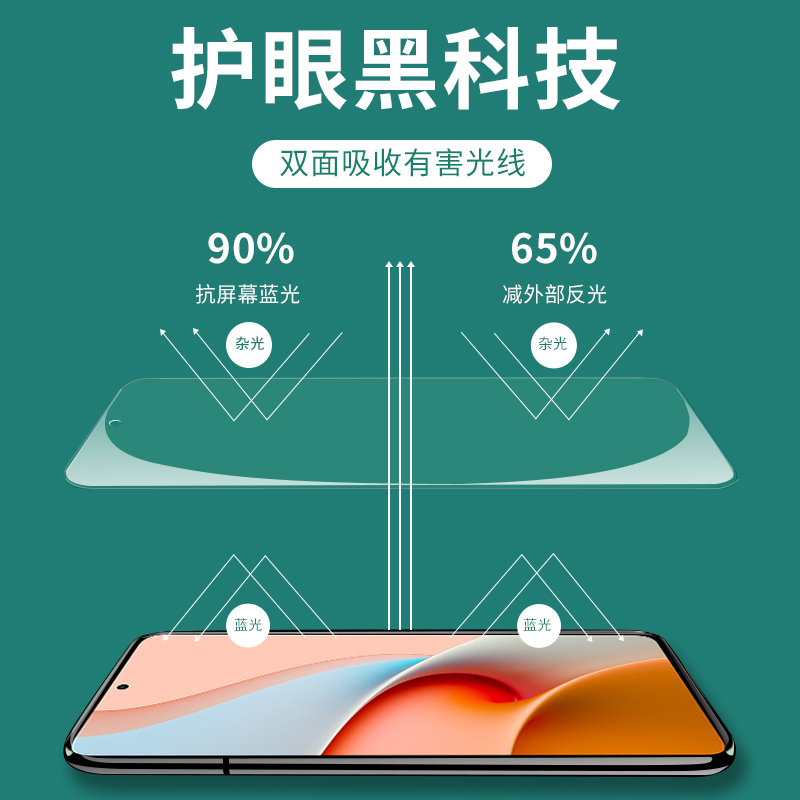适用于红米note9pro手机膜note9钢化膜小米redminote9防窥膜防偷看noto9全屏5g版NOTE9九por镜头保护软水凝4g-图2