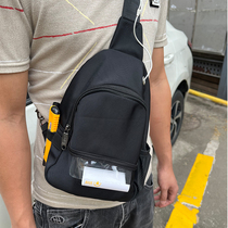Wrap Wrap Satchel Express Delivery Man Bag Backpack Pocket Portable Printer Chest Bag Atmospheric Large Capacity