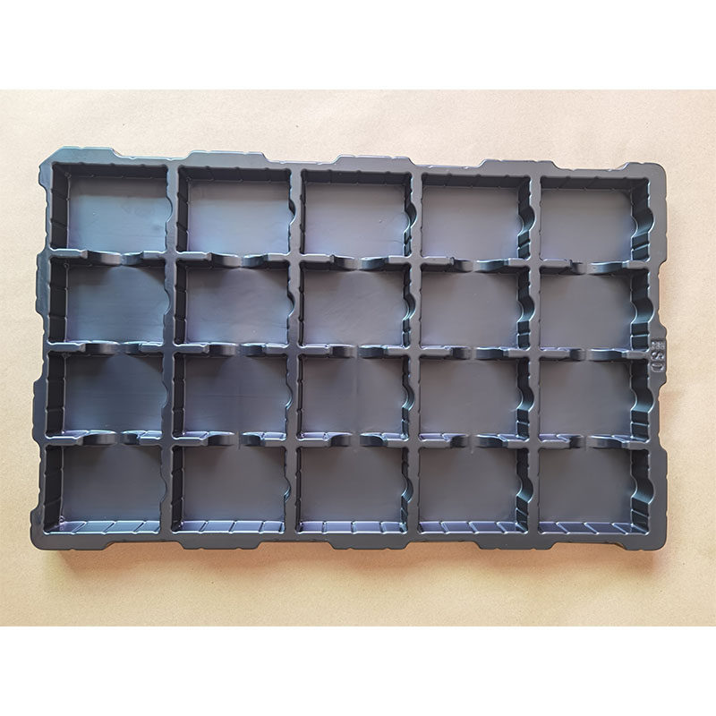 20格黑色PS防静电出货加厚周转盘塑胶吸塑盒现货抗静电防压设计,淘宝优惠券,粉丝福利购,淘宝优惠卷