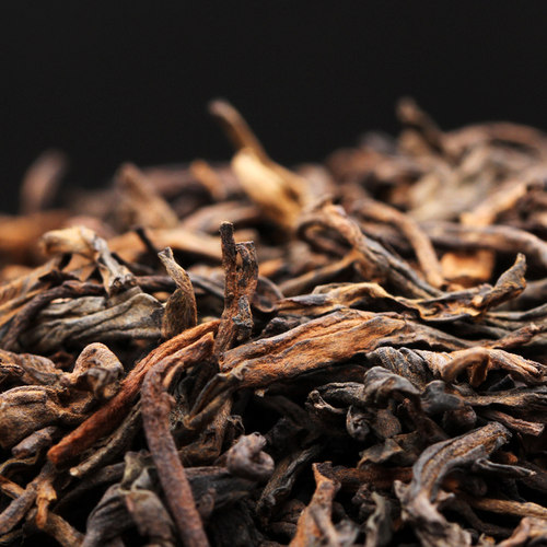 顶普茶叶普洱茶熟茶散茶2008干仓老熟普散装昔归礼品木盒装1000g - 图2