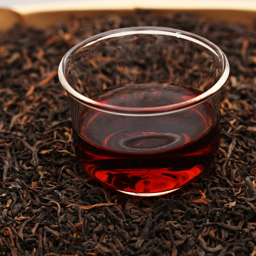 顶普茶叶普洱茶熟茶散茶2008干仓老熟普散装昔归礼品木盒装1000g - 图3