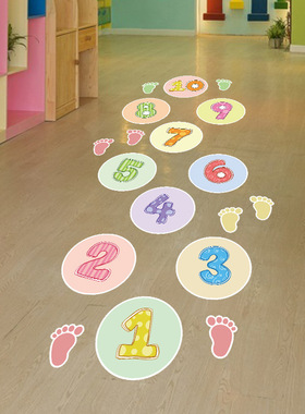 Numbergamesfloorstickers