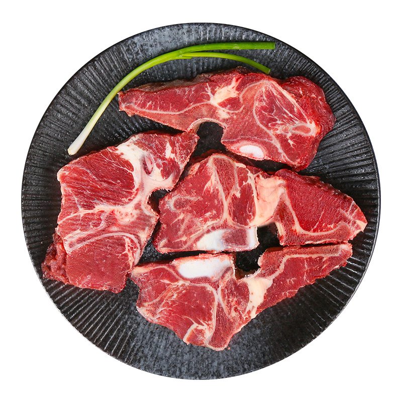西捷原切满肉牛脊骨贴骨牛肉冷冻多肉牛脖骨牛蝎子炖汤牛骨生牛肉