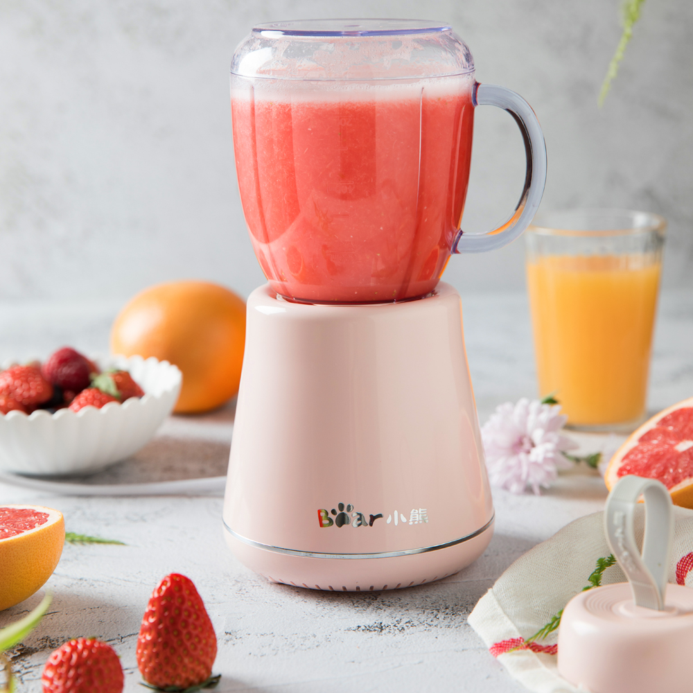 小熊汇歌专卖店小熊榨汁机多功能家用水果小型便携式电动炸果汁杯打汁学生榨汁杯3