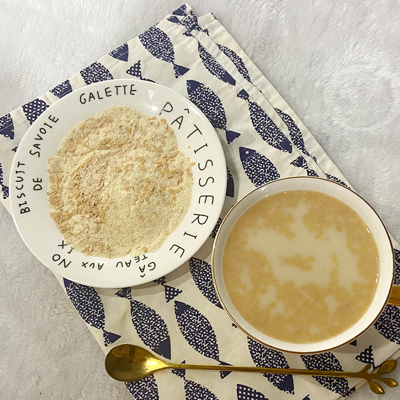 拾味客燕麦豆浆800g 甜味豆浆粉营养早餐商用速溶冲饮豆奶含麦片 - 图1