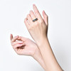 Haifanji Jewelry Brazilian natural ice aquamarine diamond ring
