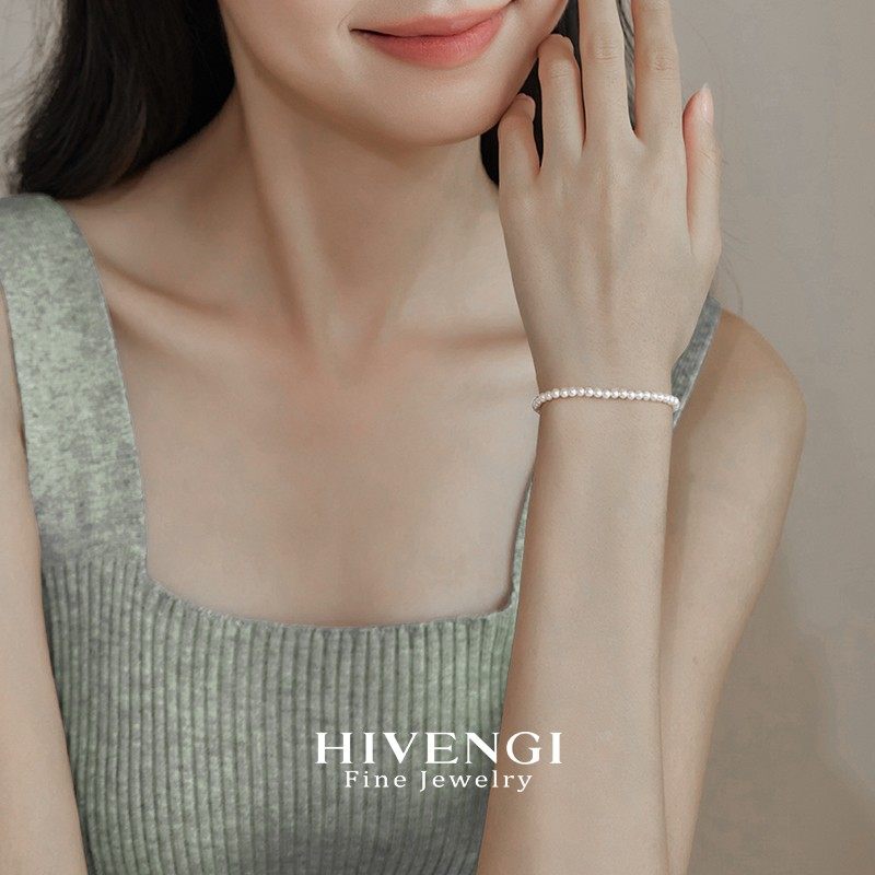 诸暨正圆天然极光淡水baby珍珠手链 媲美akoya小米珠弹力手绳3mm,淘宝优惠券,粉丝福利购,淘宝优惠卷