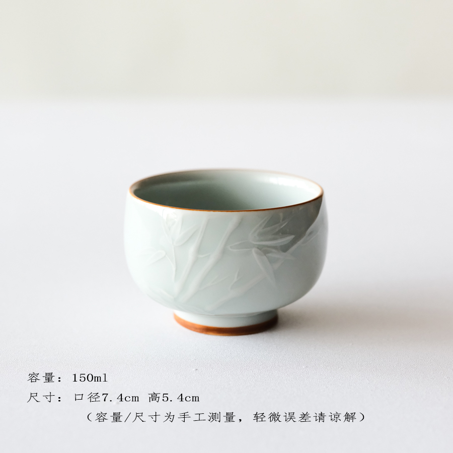 清仓品茗杯①｜特价陶瓷小茶杯紫钧窑复古汝窑茶盏主人单杯茶具