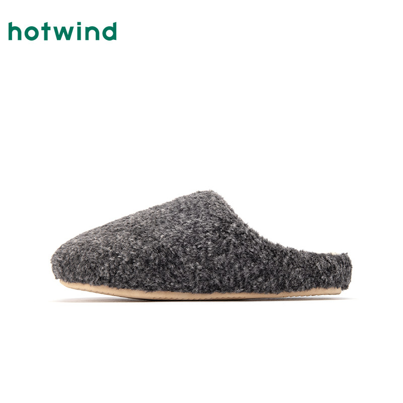 热风男鞋2025年冬季新款男士时尚家居鞋舒适保暖棉鞋居家包头拖鞋,淘宝优惠券,粉丝福利购,淘宝优惠卷