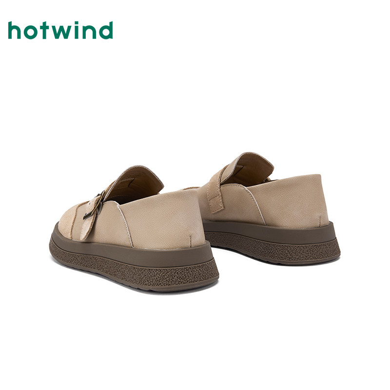 热风复古乐福鞋女鞋2025年秋季新款平底百搭配裙子勃肯鞋子单鞋,淘宝优惠券,粉丝福利购,淘宝优惠卷