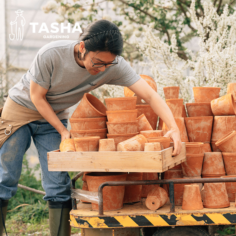 塔莎的花园粗陶盆复古怀旧花盆花园阳台多肉瓦盆花架花卉种植盆,淘宝优惠券,粉丝福利购,淘宝优惠卷