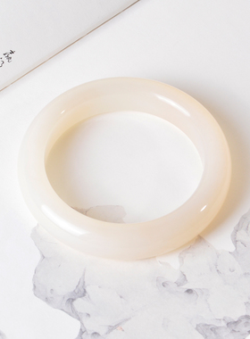 凤飞凰和田玉藕粉甜美女士手镯