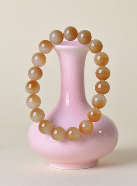 凤飞凰和田玉糖白玉转运手串