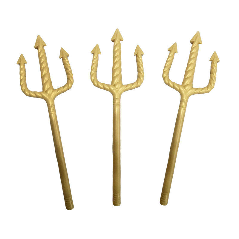 万圣节恶魔兵器道具大牛叉玩具大叉子游戏三叉戟武器塑料死神叉子