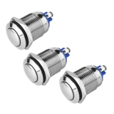 Металлическая кнопка, круглый переключатель, 22mm