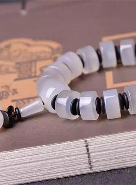 天然玛瑙手链证书算盘珠