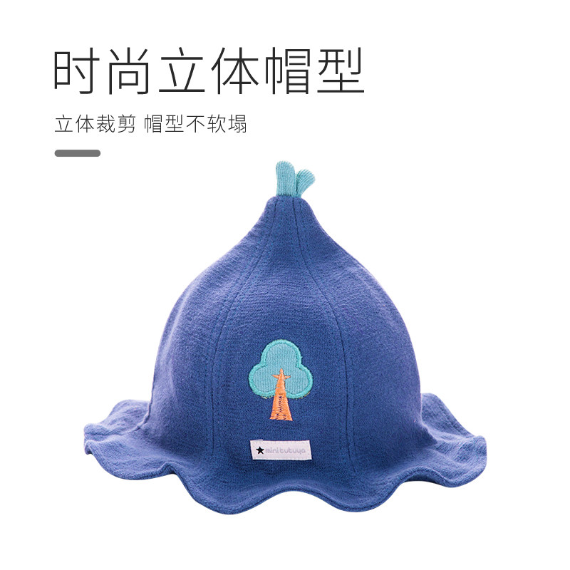 春秋新生儿遮阳帽男女宝宝婴儿帽子 皮诺童话帽子