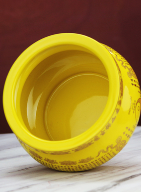 陶瓷香炉室内插香炉莲花炉供财神