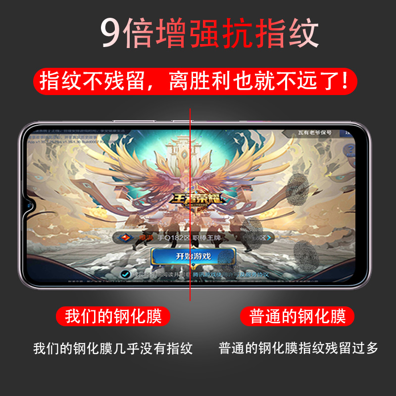 vivos6钢化膜s6手机膜vivis全屏新品viovs原装6s护眼viv0s抗蓝光voivs防指纹刚化玻璃屏保无白边贴膜 - 图3