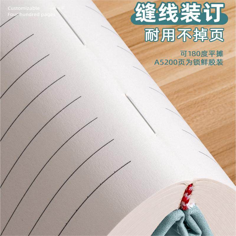a4大笔记本加厚办公用记事记账商务会议工作记录本子2024年新款成人写字大号a5日记本牛皮面b5高颜值高级定制