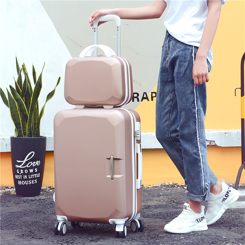 ins网红女韩版万向轮子母箱密码包 guste古思特旅行箱