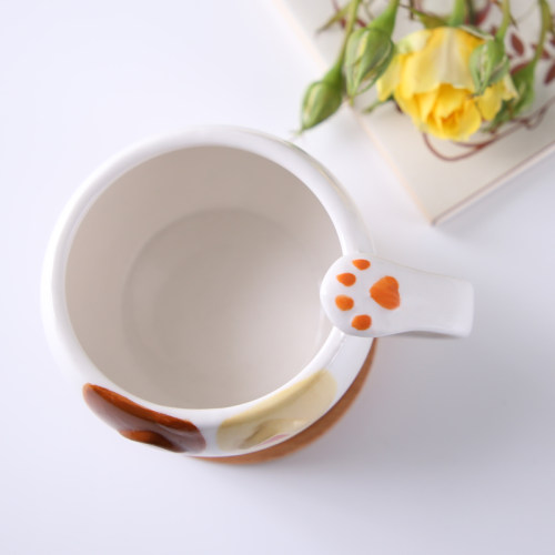 日式猫咪杯子可爱家用陶瓷马克杯创意 闺蜜生日礼物少女心水杯 - 图2