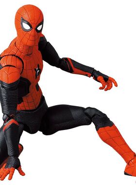 漫威MAFEX194升级战衣远征蜘蛛侠荷兰弟可动手办模型玩具摆件批发