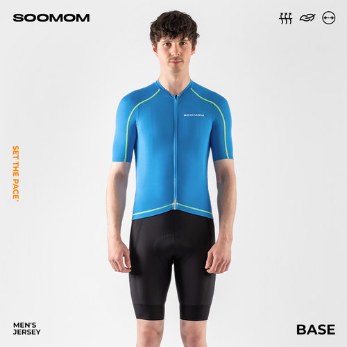 SOOMOM | BASE 男士公路车骑行服男款夏季短袖上衣透气新款 - 图2