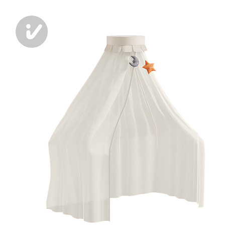 valdera魔方婴儿床配件婴儿用品蚊帐/收纳袋/摇杆/尿布台/4D床垫 - 图0