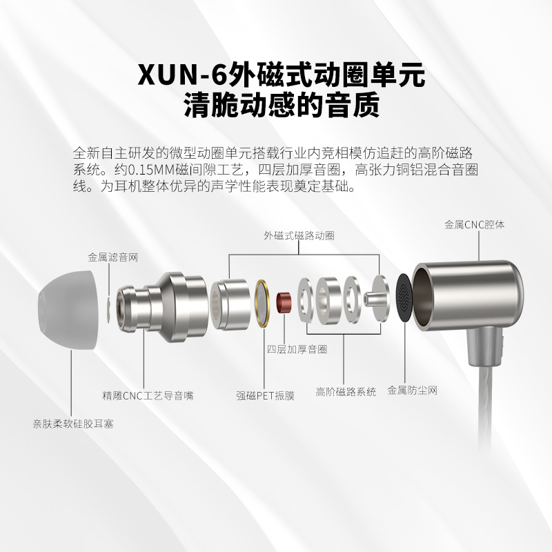 KZ 玲珑微动圈HIFI耳机小巧迷你高音质发烧级入耳式睡眠手机 - 图0