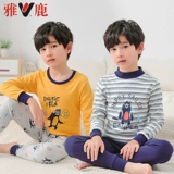 Детское термобелье, хлопковые штаны для мальчиков, удерживающее тепло нижнее белье, хлопковая пижама