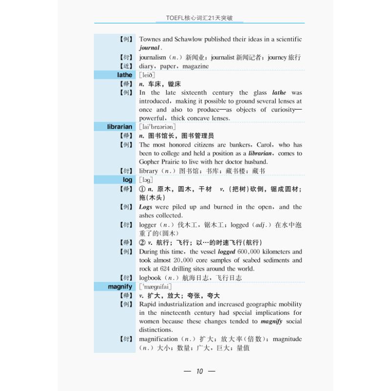 TOEFL托福核心词汇21天突破 正版书全新修订版 考试单词书 托福考试长难句 常考词组搭配 附朗文定义词汇表 李笑来21天 外文出版社 - 图0