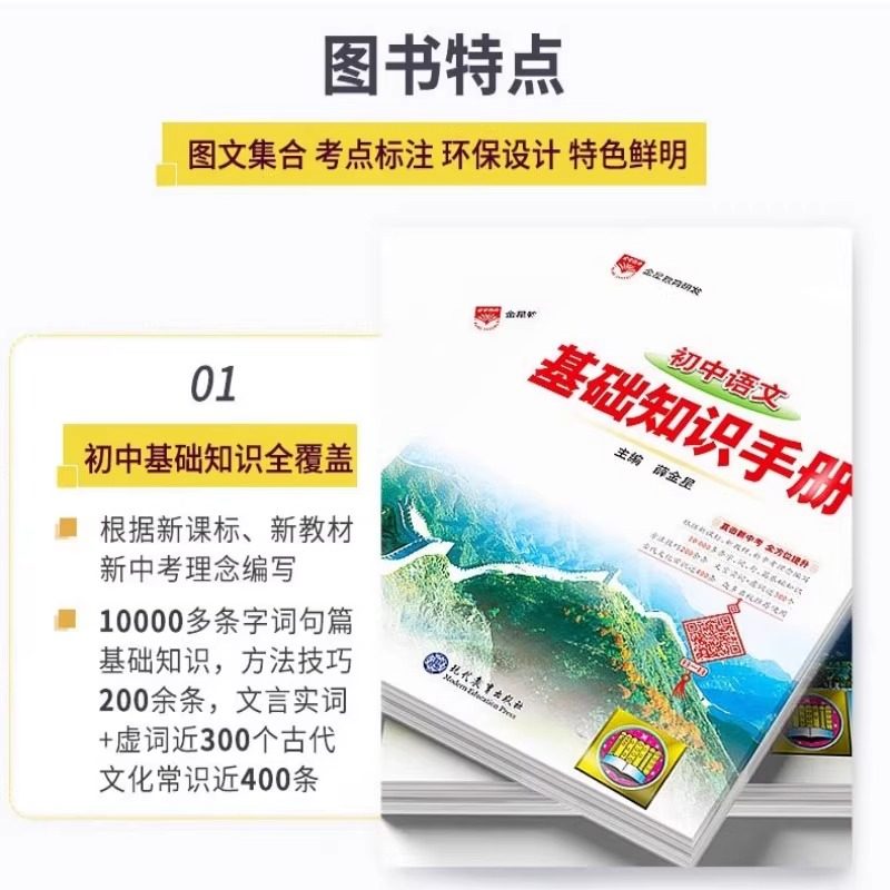 2026初中语文基础知识手册大全初一二三薛金星中学教辅七八九年级初中生中学教辅导书中考复习资料古诗文言文阅读理解专项训练,淘宝优惠券,粉丝福利购,淘宝优惠卷