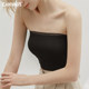 Modal tube top with anti-exposure bra wrap