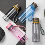 Вместительная и большая портативная пластиковая чайная чашка, летний чайник, простой и элегантный дизайн, защита при падении