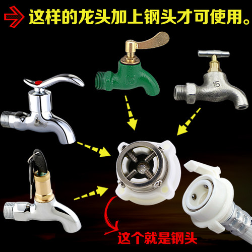 通用全自动洗衣机进水管加长延长水管注水管接头上水软管子配件 - 图2