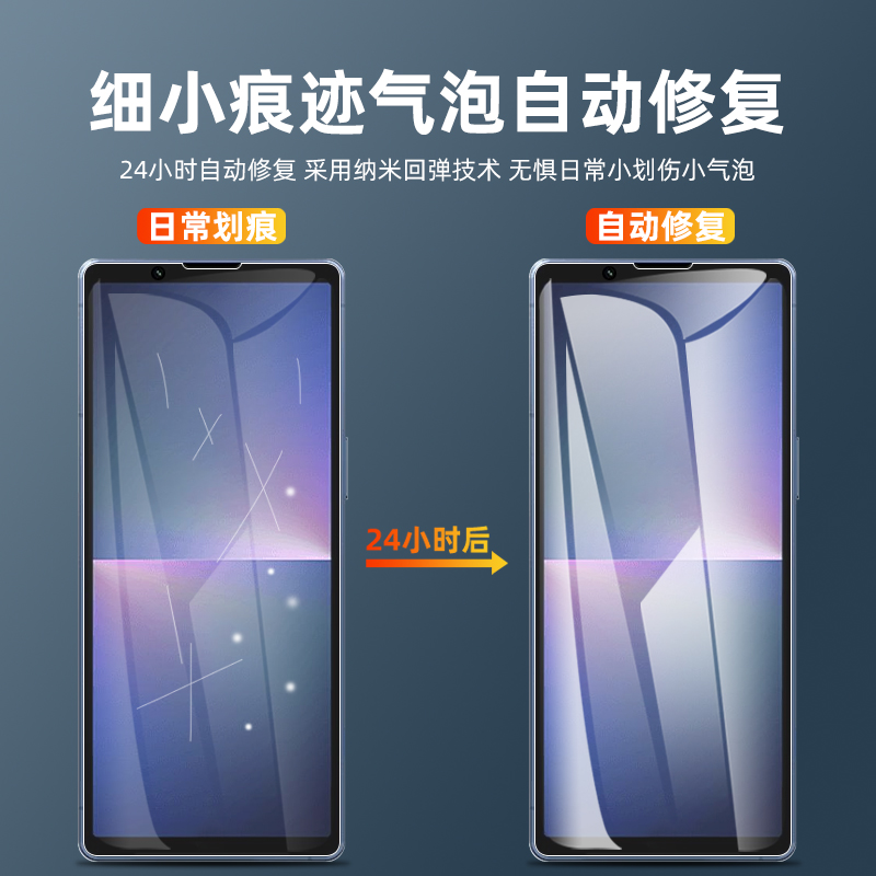 适用索尼xperia5防偷窥膜5ii全屏覆盖1iii防窥5v保护膜5iv磨砂1iv防摔1v软1ii钢化水凝膜xperia1手机贴膜5iii - 图1