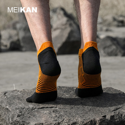 MEIKAN五指袜跑步袜抗菌消臭男速干coolmax户外马拉松袜运动袜子 - 图3
