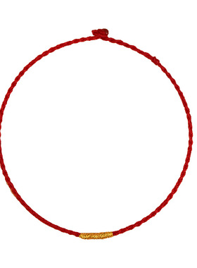 2026马年本命年红手绳手工编织红色平安好运吉祥极细小红绳手链女