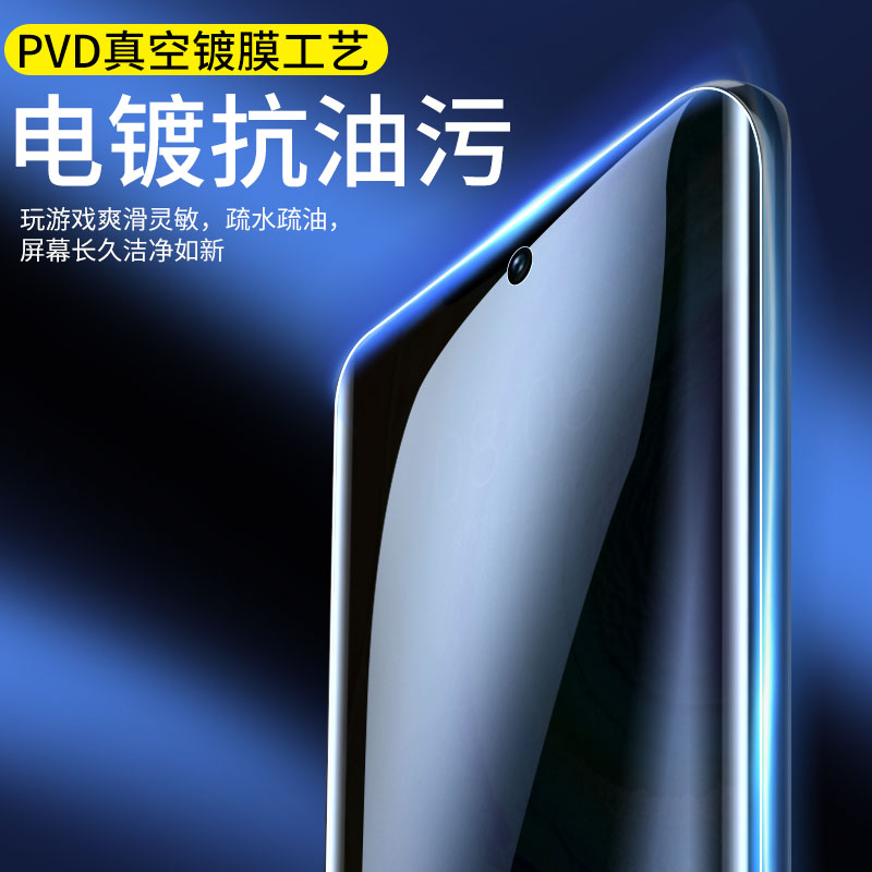 适用于vivox100pro钢化水凝膜vivo手机x100pro防窥膜x100屏幕保护贴膜vovi防偷窥全屏覆盖全包边防指纹por软-图2