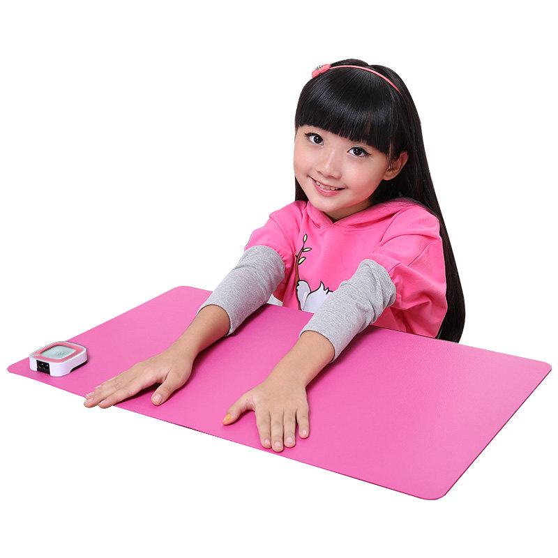 冬季写字书桌办公室电脑定时加热板垫女桌面卡通保暖手电热取暖毯