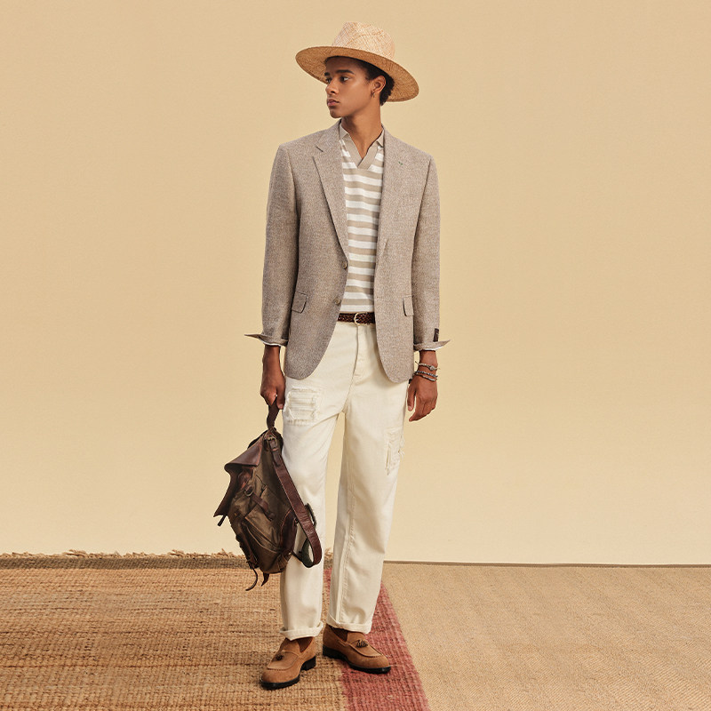 JDV男装春秋新品商场同款卡其色西装单排扣西服外套DSMM4102,淘宝优惠券,粉丝福利购,淘宝优惠卷