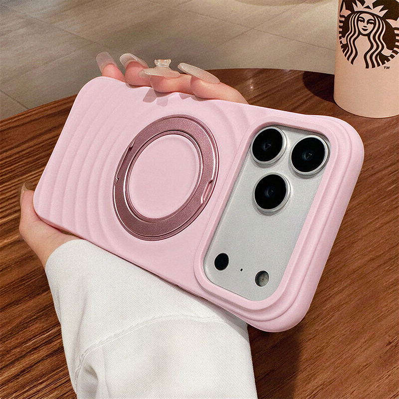 纯色波漾支点壳第一卫适用苹果17ProMax新款手机壳iPhone17Pro防摔16promax磁吸带支架ip16保护超火情侣外壳m,淘宝优惠券,粉丝福利购,淘宝优惠卷