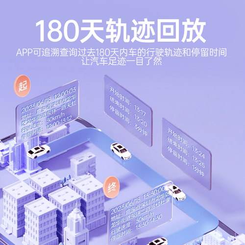 gps定位器汽车跟踪追跟订位定仪器车辆北斗卫星车载追踪录音神器j - 图2