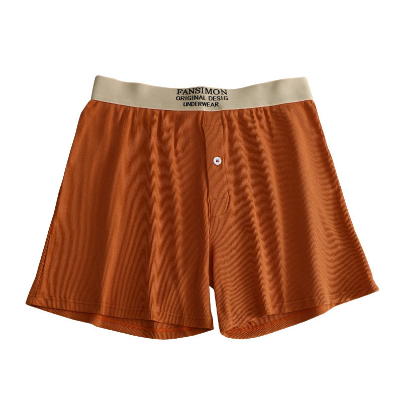 2条装男士阿罗裤螺纹纯棉内裤大码宽松居家短裤睡裤三分四角裤衩,淘宝优惠券,粉丝福利购,淘宝优惠卷