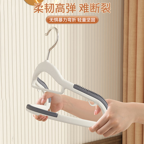 衣架家用挂衣无痕防滑肩角晾晒衣挂不起包衣服挂架衣撑子加粗加厚 - 图2