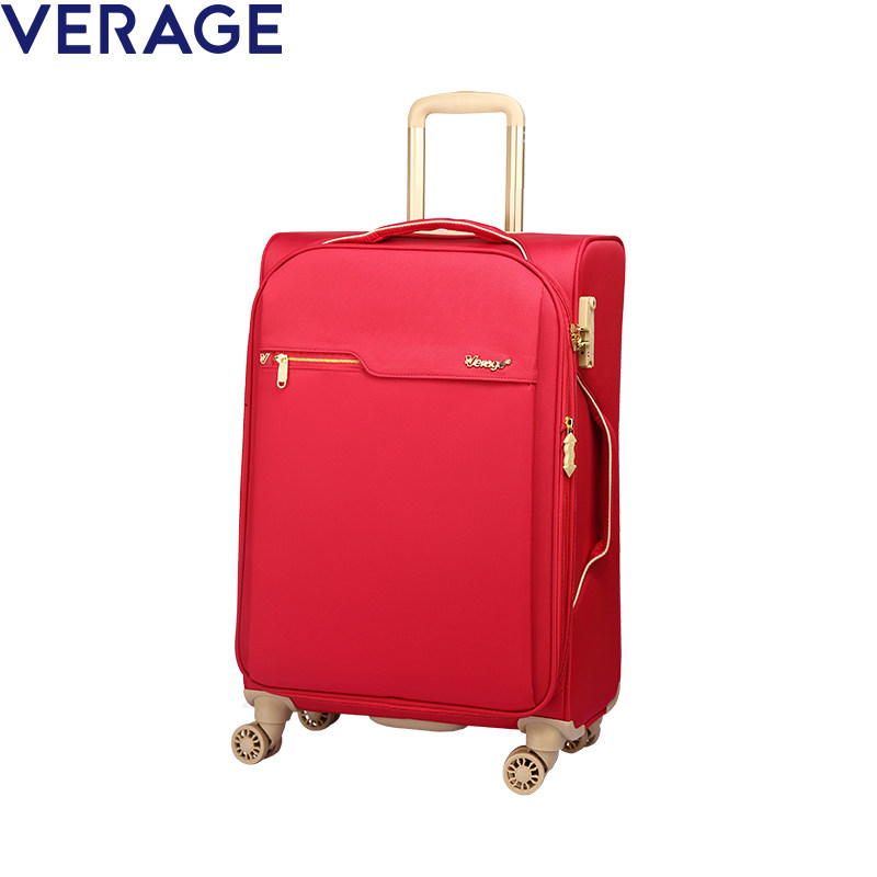 verage牛津布万向轮女24寸拉杆箱 verage维丽杰旅行箱