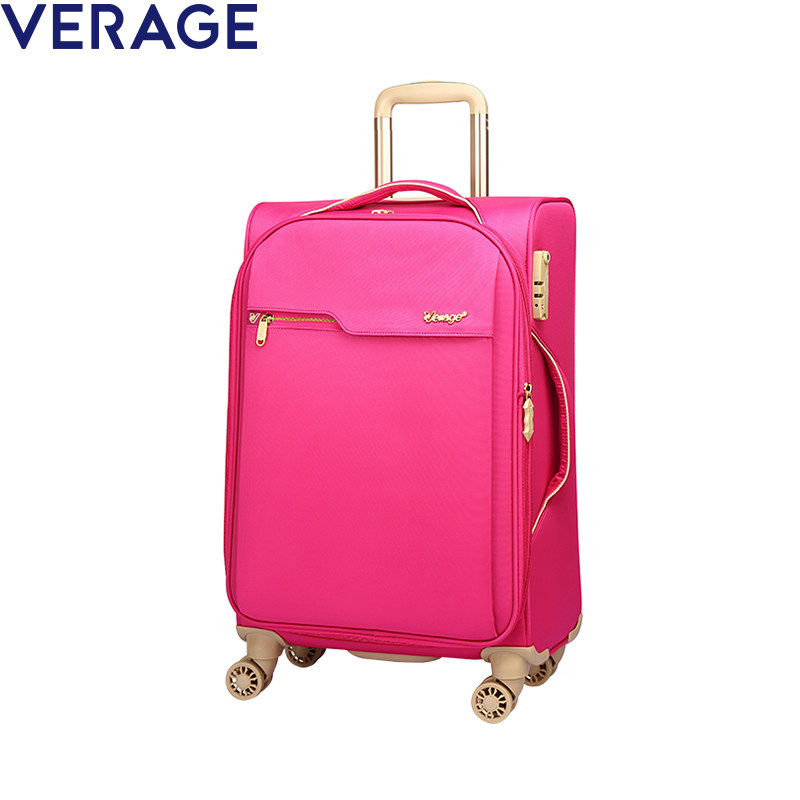 verage牛津布万向轮女24寸拉杆箱 verage维丽杰旅行箱
